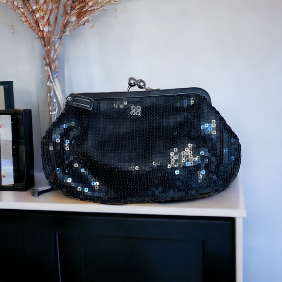 Coach Sequined Evening Bag - Picture 1 of 6
